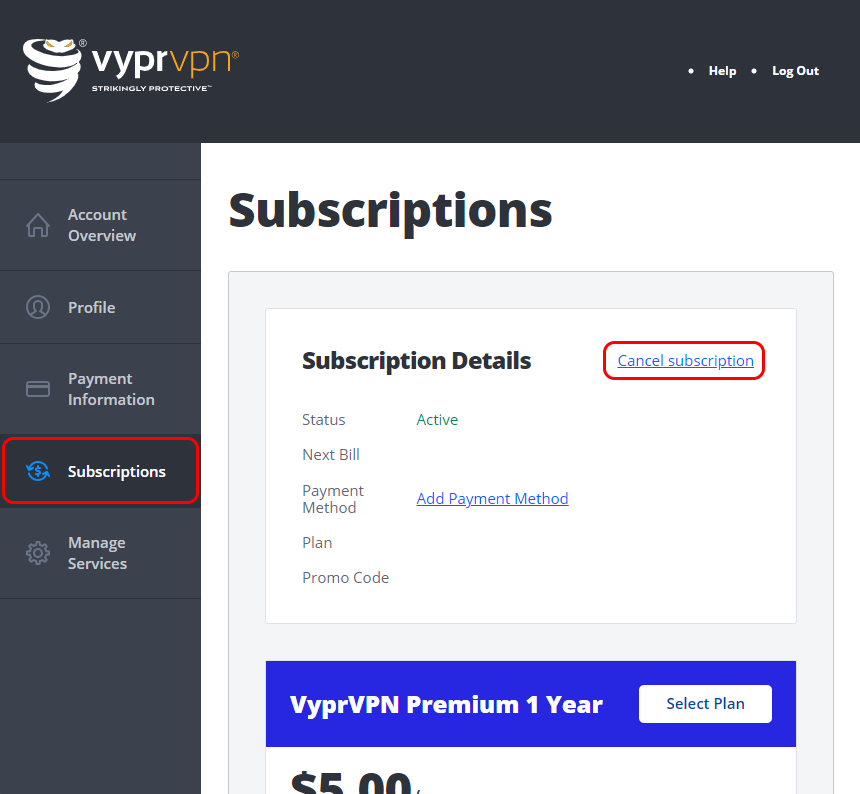 Subscriptions