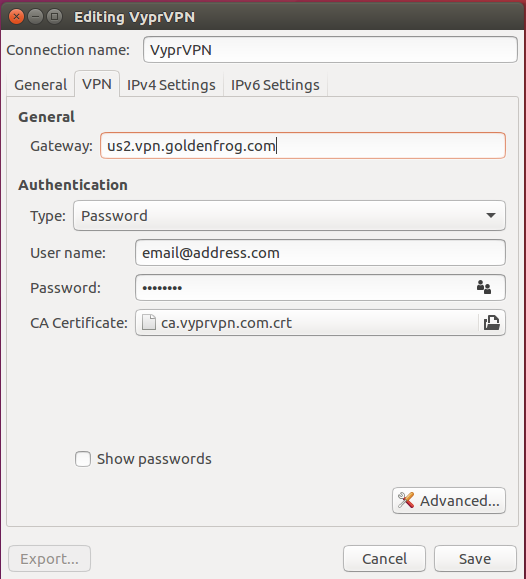 vyprvpn ubuntu