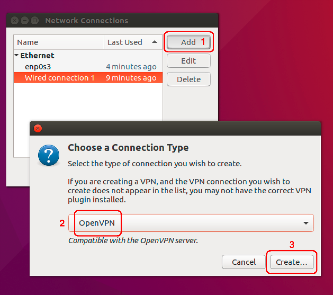 ubuntu server configure openvpn