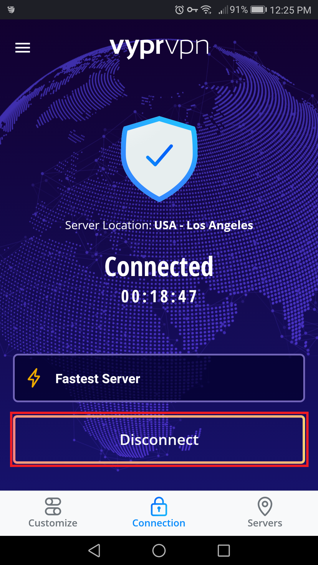 Vypr_App _-_ Main_Screen _-_ Connected _-_ Disconnect_Selected.png