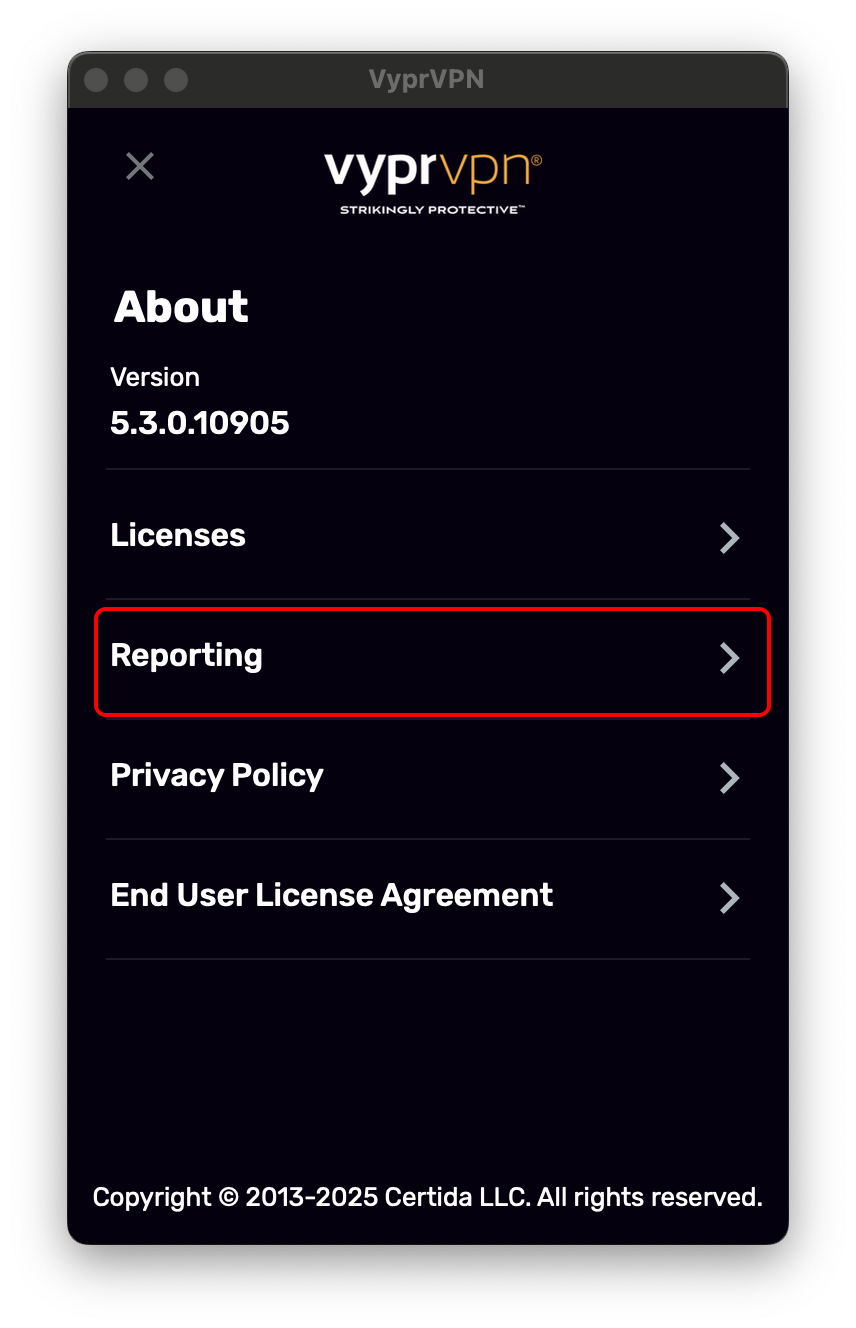 About Menu - Reporting Highlighted.png