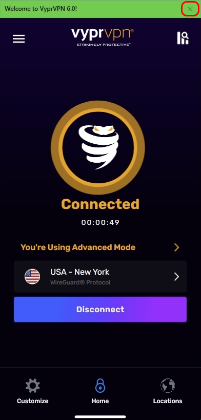 Generic - Home Screen - Notification Displayed - X Highlighted.png