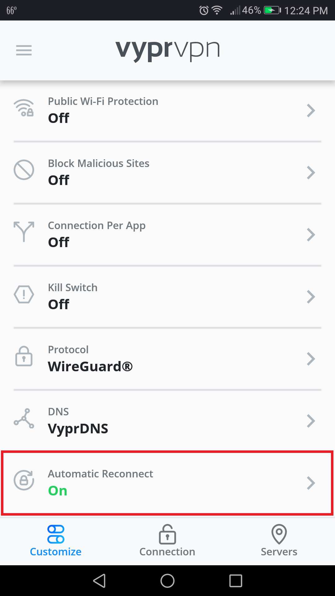 Vypr_App_-_Customize_Menu_-_Automatic_Reconnect_Selected.png