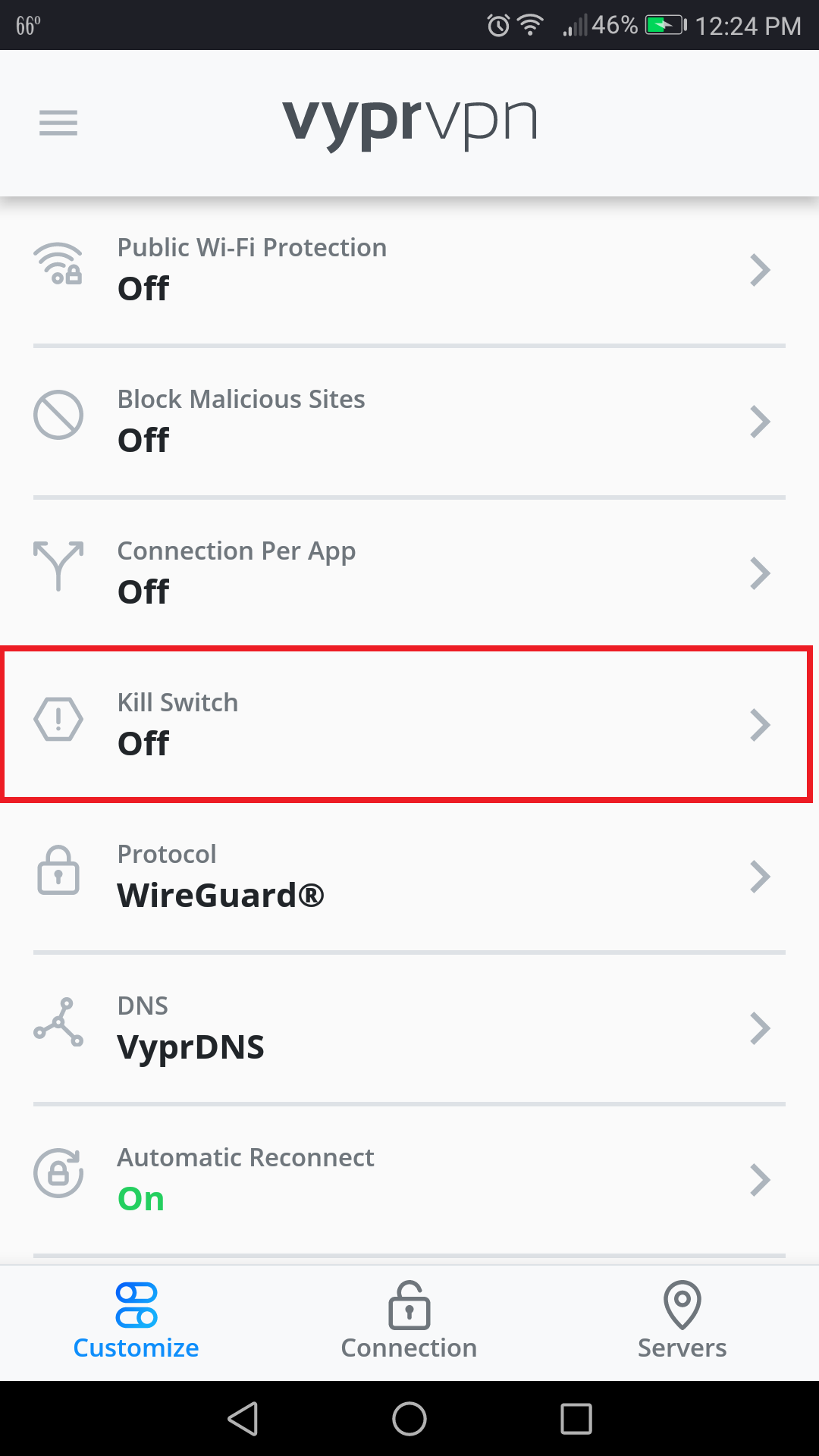 kill switch for stay focused app