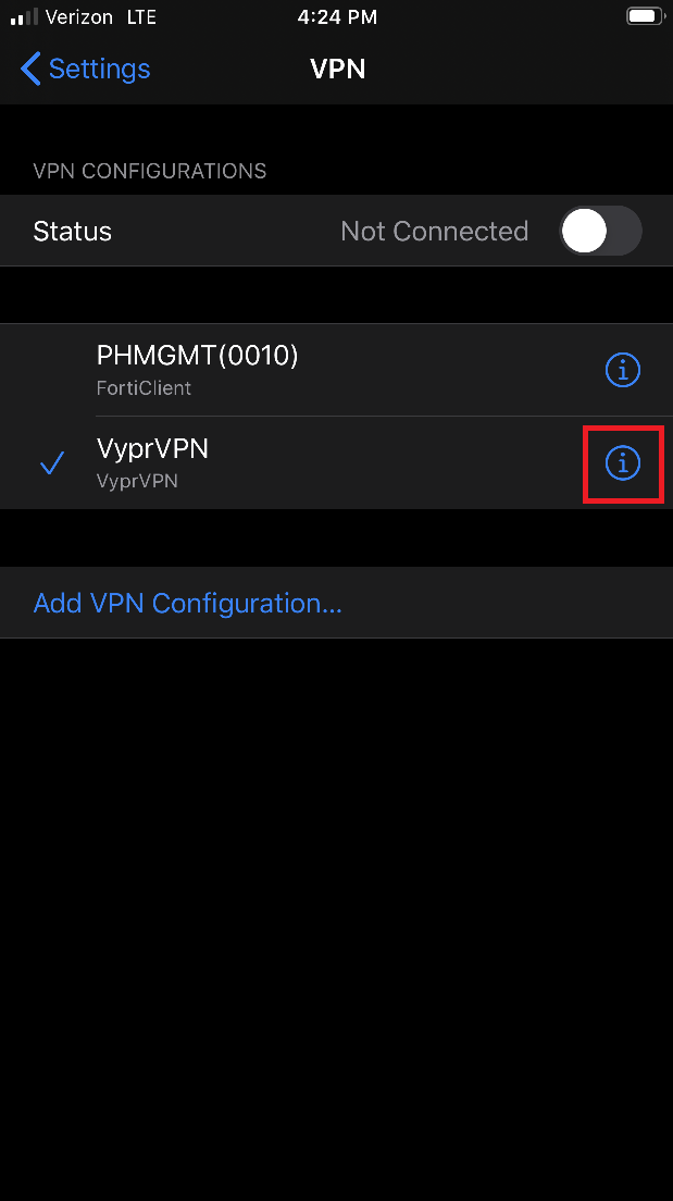 vyprvpn ios