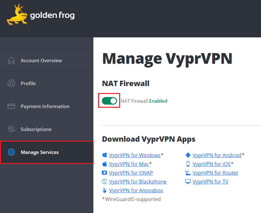 vyprvpn wireguard