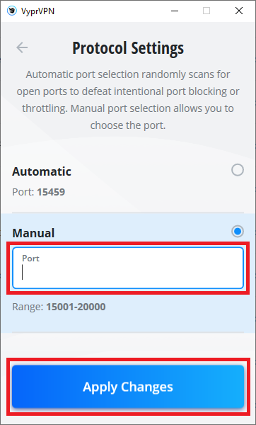 Vypr_App_-_Protocol_Settings_-_Manual_Selected_-_Port_Field_and_Apply_Changes_Highlighted.png