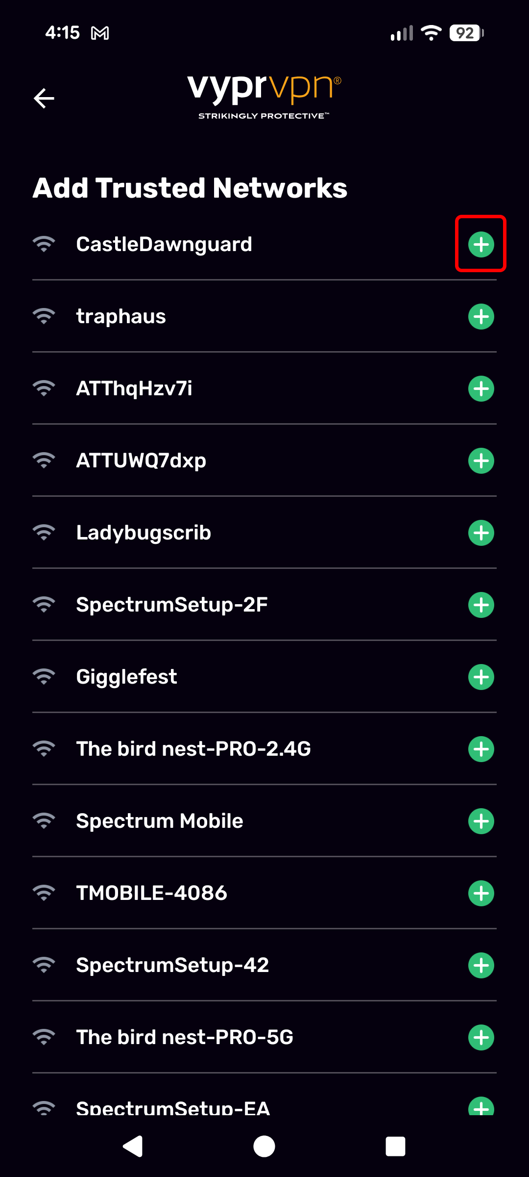 Android - Add Trusted Networks (Plus Highlighted).png